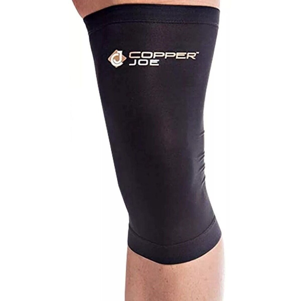 Copper‎ Joe Knee Compression Sleeve, Copper Infused Knee Brace Sleeve Size Small